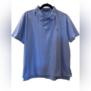 Polo Ralph Lauren Men's Classic Fit Soft Cotton Polo Shirt Blue Size: XL